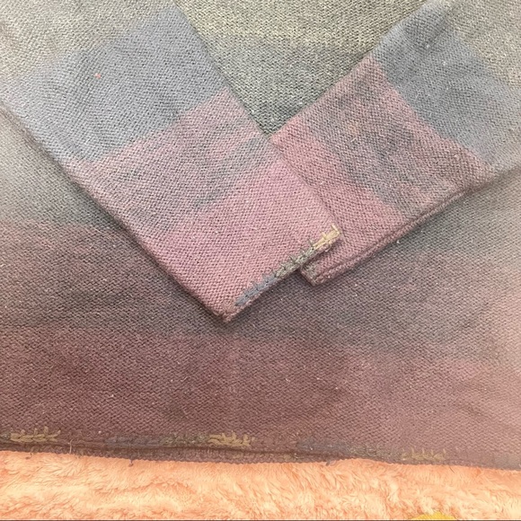 VTG French Connection Men’s Space Dye Knit Sweater 100% Wool XL Outdoor Grunge - Picture 5 of 10